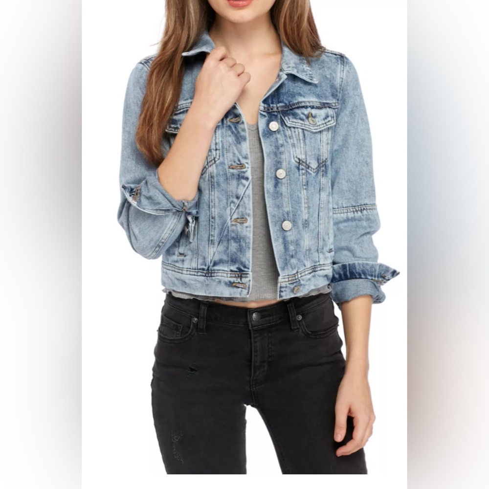 Free People rumors denim jacket